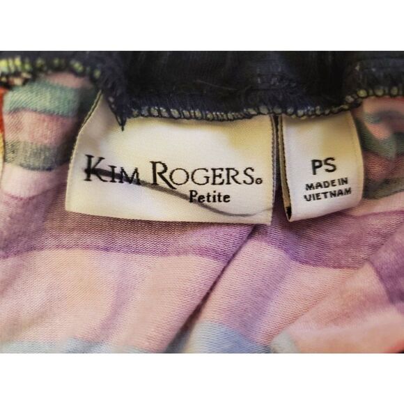 KIM Rogers Multi-Color Dress Petite Small - Picture 2 of 5